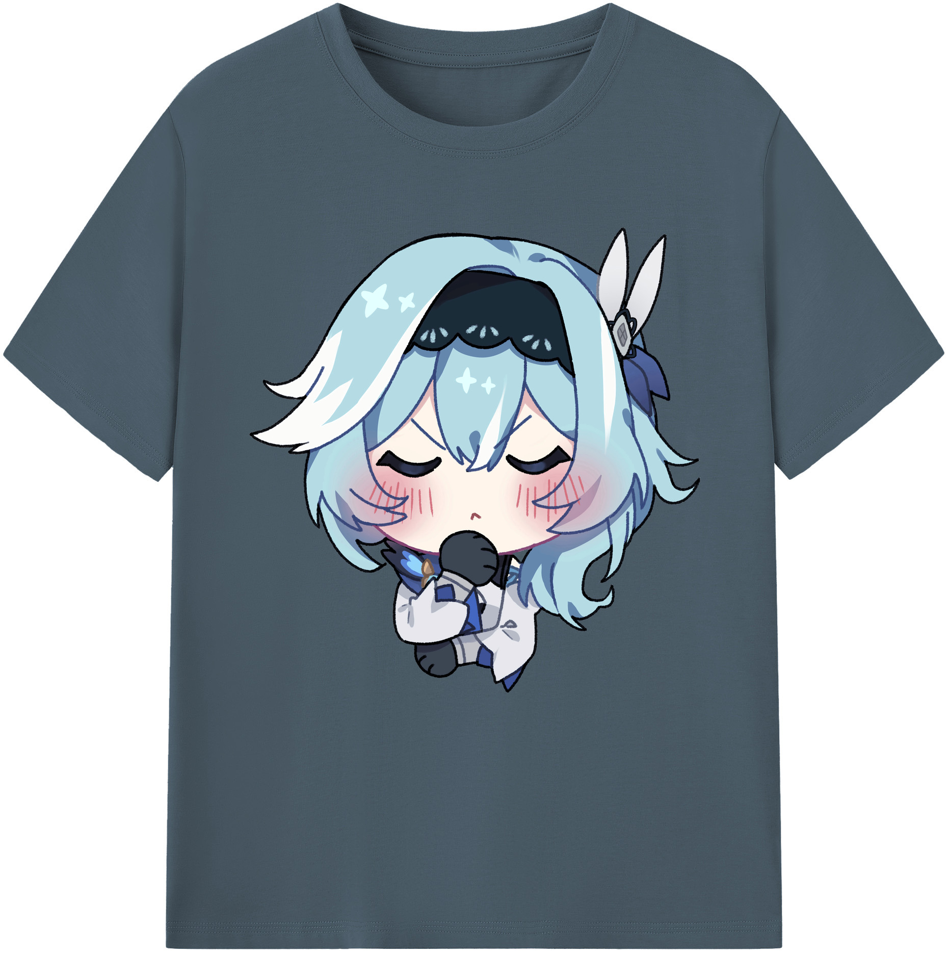 げんし神 优菈 ゆうら genshin Yūra 綿100％半袖Tシャツ（フロントプリント）